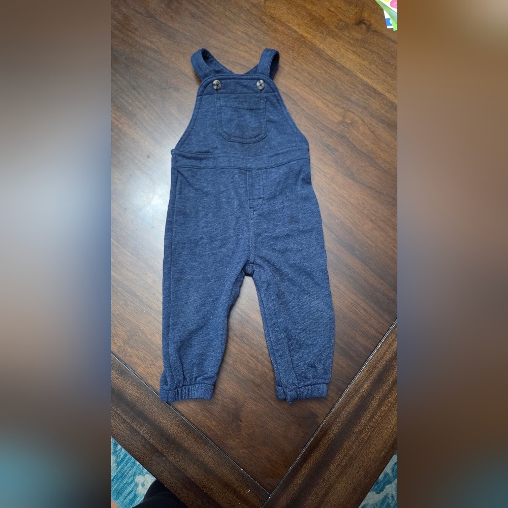 Old Navy Kids Blue Overalls - Snap Bottom